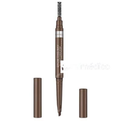 BROW THIS WAY LAPIZ DE CEJAS 02MEDIUM BROWN 025 GR RIMMEL LONDON