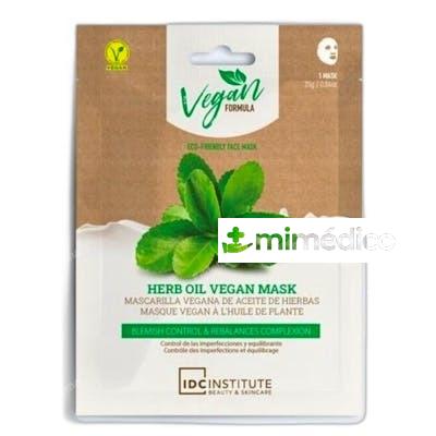 MASCARILLA FACIAL VEGANA DE ACEITE DE HIERBAS 25 GR IDC INSTITUTE