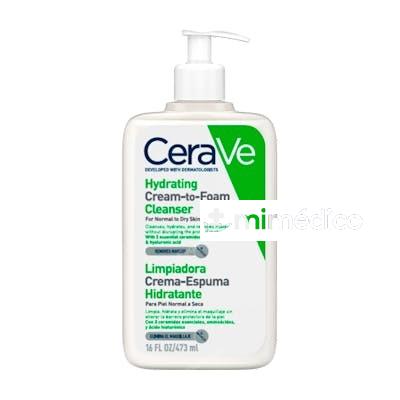CERAVE GEL LIMPIADOR CREAM TO FOAM 473 ML CERAVE