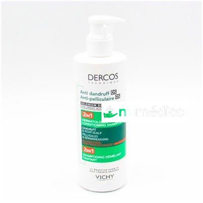 VICHY DERCOS CHAMPU ACONDICIONADOR ANTICASPA 2 EN 1 400ML DERCOS