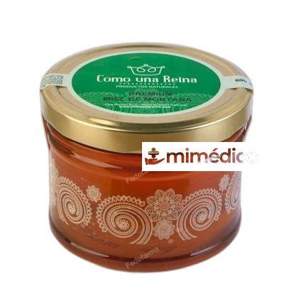 MIEL DE MONTAÑA TARRO CRISTAL PREMIUM 600 GRS COMO UNA REINA