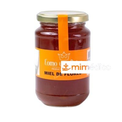 MIEL DE MILFLORES TARRO CRISTAL 500 GRS COMO UNA REINA