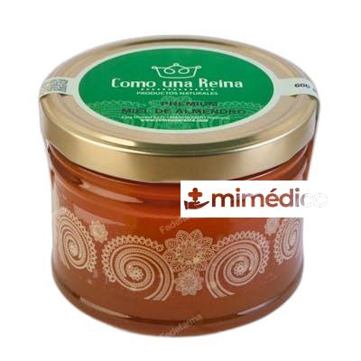 MIEL DE ALMENDRO TARRO CRISTAL PREMIUM 600 GRS COMO UNA REINA