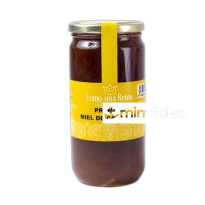 MIEL DE CASTAÑO TARRO CRISTAL PREMIUM 1000 GRS COMO UNA REINA