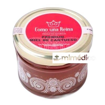 MIEL DE CANTUESO TARRO CRISTAL PREMIUM 600 GRS COMO UNA REINA