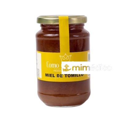 MIEL DE TOMILLO TARRO CRISTAL 300 GRS COMO UNA REINA