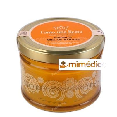 MIEL DE AZAHAR TARRO CRISTAL PREMIUM 600 GRS COMO UNA REINA
