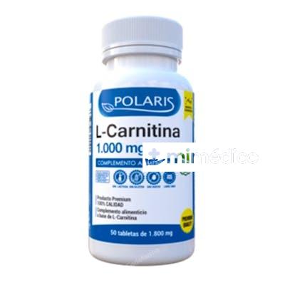 L-CARNITINA 1000 MG 50 TABLETAS POLARIS