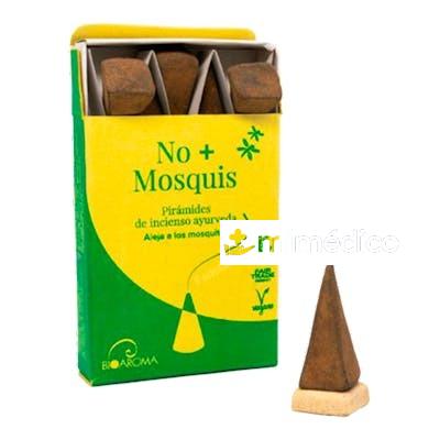 PIRAMIDE NO+MOSQUIS 10 UDS+SOPORTE CERAMICA. BIOAROMA