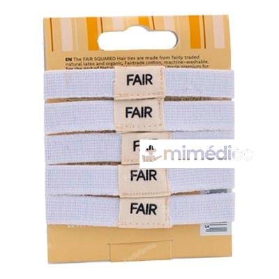 COLETERO BLANCO ALGODON-LATEX 5 UDS FAIR SQUARED