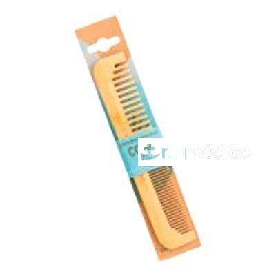 PEINE DE BAMBU DUAL PUAS FINO-GRUESO BAMBOOVEMENT