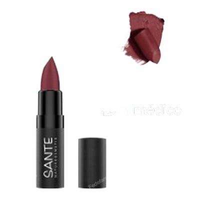 PINTA LABIOS MATE 08 VIBRANT PLUM 15 GR. SANTE NATURKOSMETIK
