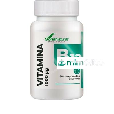 VITAMINA B12 1000MG 60 COMP. VEGAN SORIA NATURAL