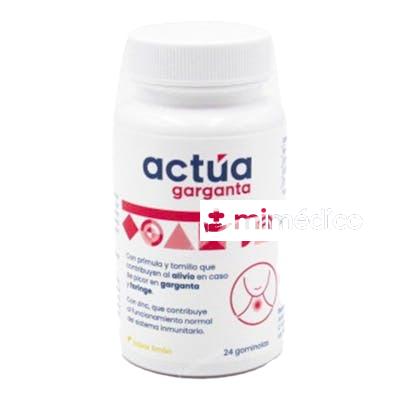 ACTUA GARGANTA 24 GOMINOLAS LIMON ACTUA