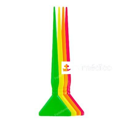 TINT BRUSH SET YELLOW,PINK,GREEN,ORANGE 4PCS/BOX WAD PROFESSIONAL BEAUTY