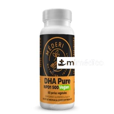 DHA PURE NPD1 500 VEGAN 60 PERLAS MEDERI NUTRICION INTEGRATIVA