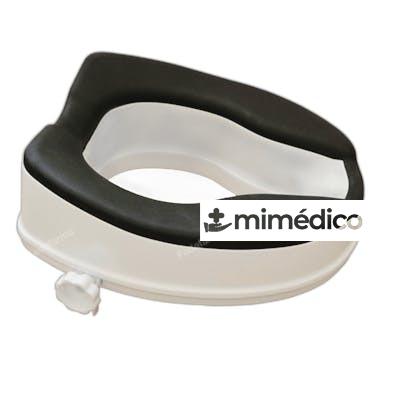 GARCIA ELEVADOR WC TACTO BLANDO 10 CM BLANCO Y NEGRO 227610 GARCIA