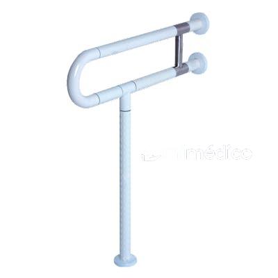 GARCIA BARRA ABATIBLE ACERO INOXIDABLE CON PATA BLANCO 21784 GARCIA