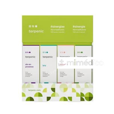 PACK EXPOSITOR SINERGIAS AROMADIF ANUAL  3X30ML TERPENIC
