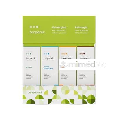 PACK EXPOSITOR SINERGIAS AROMADIF INVIERNO  3X30ML TERPENIC