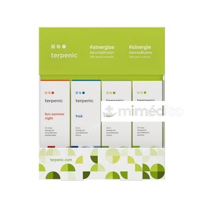 EXPOSITOR SINERGIAS AROMADIFUSION VERANO 12X30ML TERPENIC