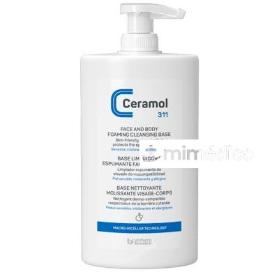 CERAMOL&NBSP;BASE LIMPIADORA ESPUMANTE FACIAL-CORPORAL 400ML CERAMOL