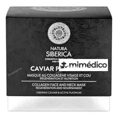 CAVIAR PLATINUM MASCARILLA DE COLAGENO PARA ROSTRO Y CUELLO. NATURA SIBERICA