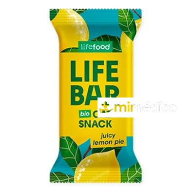 BARRITA AVENA LIMON 40GX15UN SIN GLUTEN SIN LACTOSA VEG 100%BIO LIFE BAR
