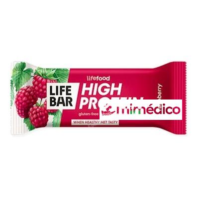 BARRITA PROTE FRAMB 100%BIO 40GRX15UN SIN GLUTEN SIN LACTOSA VEG LIFE BAR