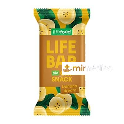 BARRITA AVENA BANANA 40GX15UN SIN GLUTEN SIN LACTOSA VEG 100%BIO LIFE BAR