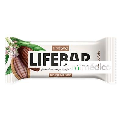 BARRITA CHOCO 100%BIO 40GRX15UN SIN GLUTENLU SIN LACTOSAAC VEG LIFE BAR