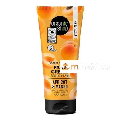 CREMA FACIAL LIGERA DIARIA PARA PIEL SECA «ALBARICOQUE Y MAN ORGANIC SHOP