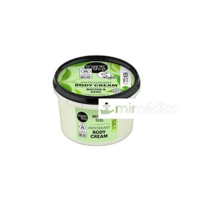 CREMA CORPORAL ANTIOXIDANTE «MATCHA Y ALBAHACA», 250 ML ORGANIC SHOP