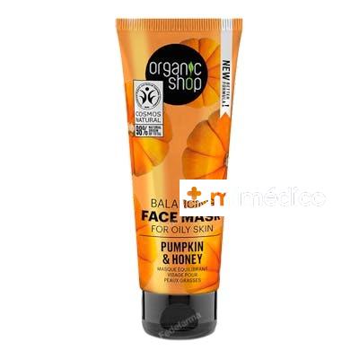 MASCARILLA FACIAL EQUILIBRANTE PARA PIEL GRASA «CALABAZA Y M ORGANIC SHOP