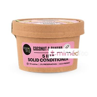 ACONDICIONADOR SOLIDO 5 EN 1 PLTANAO Y COCO ORGANIC SHOP