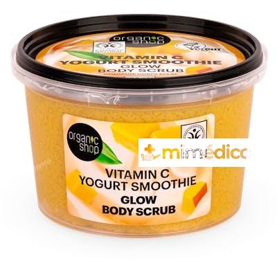 EXFOLIANTE CORPORAL CON EFECTO GLOW«BATIDO DE YOUGUR CON VIT ORGANIC SHOP