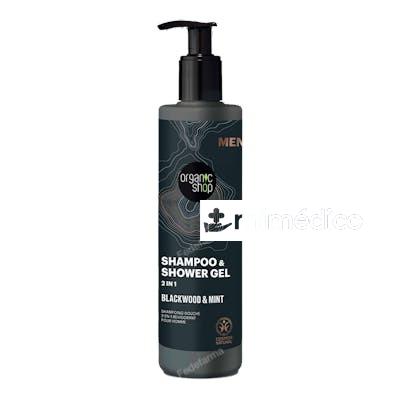 CHAMPU Y GEL DE DUCHA VIGORIZANTE 2 EN 1 «CORTEZA DE ROBLE Y ORGANIC SHOP