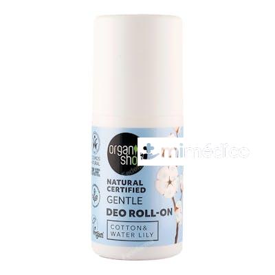 DESODORANTE ROLL-ON ALGODON Y NENUFAR, 50 ML ORGANIC SHOP