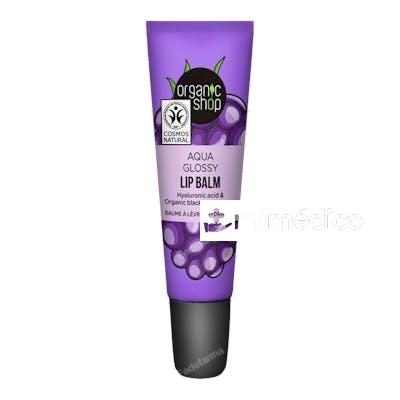 BALSAMO LABIAL BRILLO AQUA CON ACIDO HIALURONICO Y EXTRACTO ORGANIC SHOP