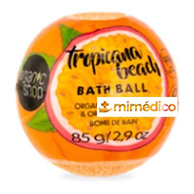 BOMBA DE BAÃ‘O DE FRUTA DE LA PASION Y MANGO ORGANICOS «TROPI ORGANIC SHOP