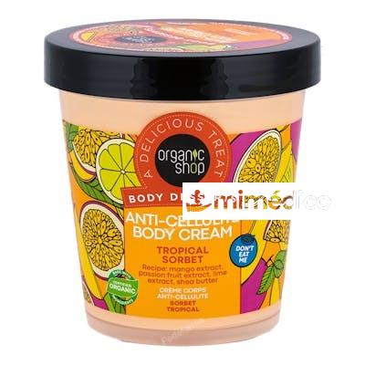 CREMA CORPORAL ANTICELULITICA «SORBETE TROPICAL», 450 ML ORGANIC SHOP