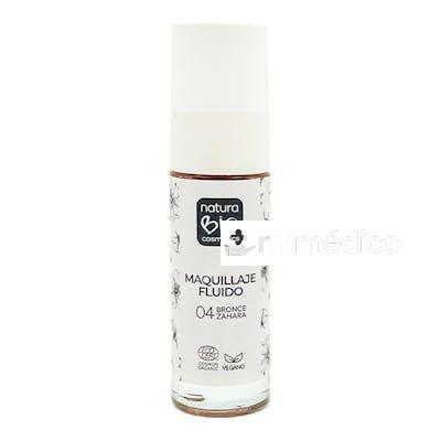 MAQUILLAJE FLUIDO 04 BRONZE ZAHARA NATURABIO COSMETICS