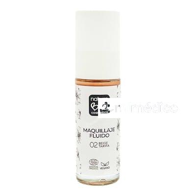 MAQUILLAJE FLUIDO 02 BEIGE TARIFA NATURABIO COSMETICS