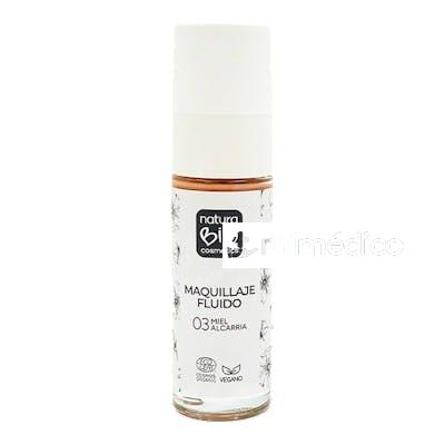 MAQUILLAJE FLUIDO 03 MIEL ALCARRIA NATURABIO COSMETICS