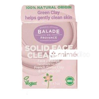 LIMPIADOR FACIAL SOLIDO ARCILLA VERDE R.MOSQUETA 40GR BALADE EN PROVENCE