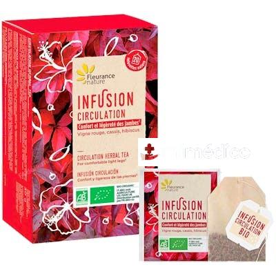 INFUSION CIRCULACION  20 BOLSITAS DE TE DE 1,5G FLEURANCE NATURE