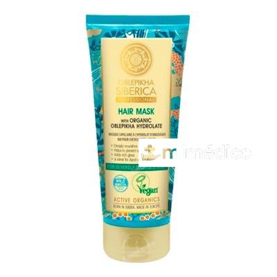 MASCARILLA CAPILAR CON HIDROLATO ESPINO AMARILLO CABELLO DAÑ NATURA SIBERICA