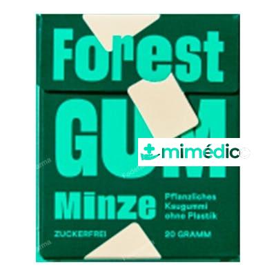 CHICLE EUCALIPTO Y MENTOL 20GR SIN PLASTICO FOREST GUM
