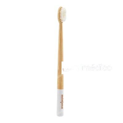 CEPILLO DE BAMBU- BLANCO MINIMA ORGANICS