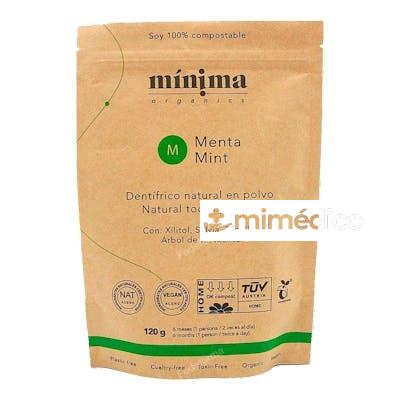 DENTIFRICO EN POLVO MENTA 120G MINIMA ORGANICS
